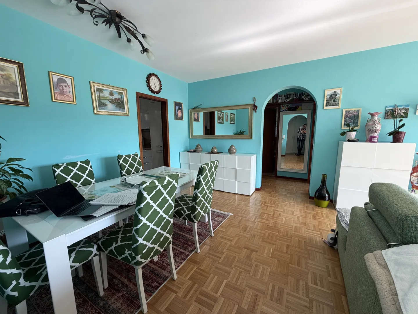 Charmante 3.5 Zimmer mit Terrasse und Garten in Pregassona - Foto 4 von 9