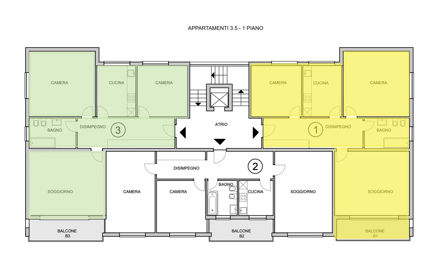 LOUER 3.5 ET 4.5 PIÈCES RÉNOVÉES À GENESTRERIO - Photo 10 sur 11