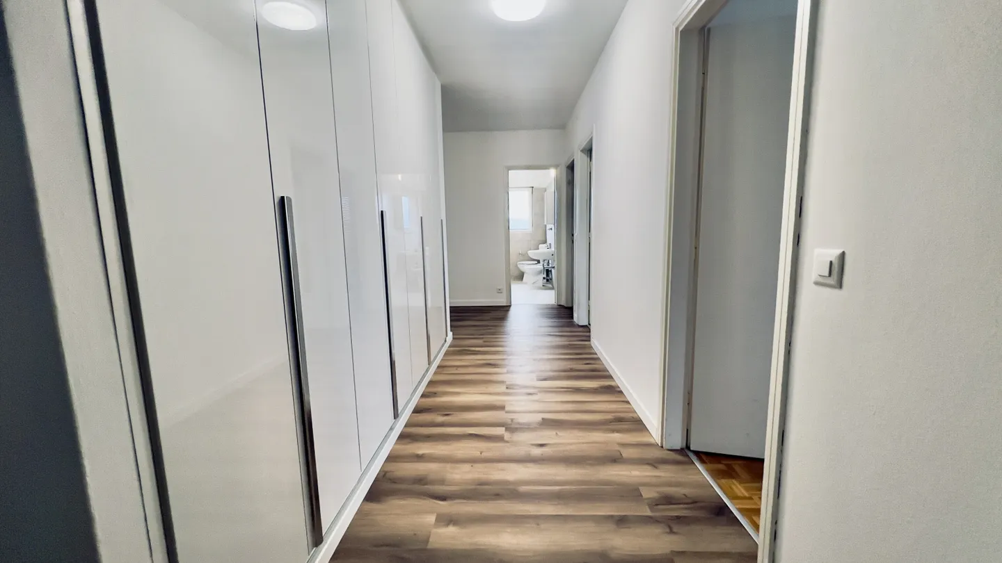 AFFITTASI LUMINOSO ATTICO 4.5 LOCALI RINNOVATO A GENESTRERIO - Foto 6 di 10