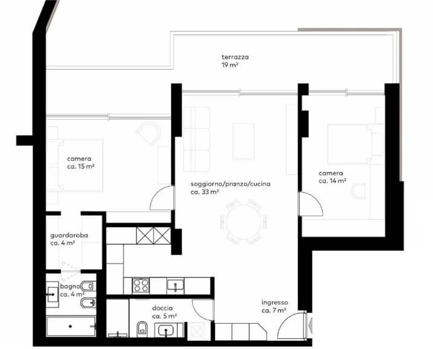 BRIGHT 3.5 ROOMS WITH SPLENDID TERRACE IN PARADISO - Photo 10 of 10