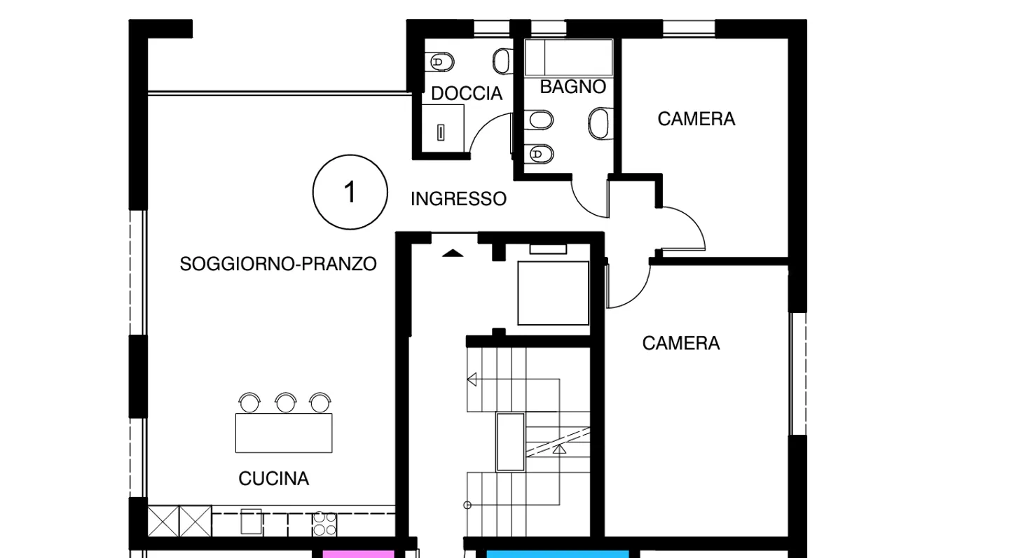 ELEGANTE 3.5 ZIMMER MIT 2 BÄDERN UND TERRASSE IN VACALLO - Foto 10 von 11