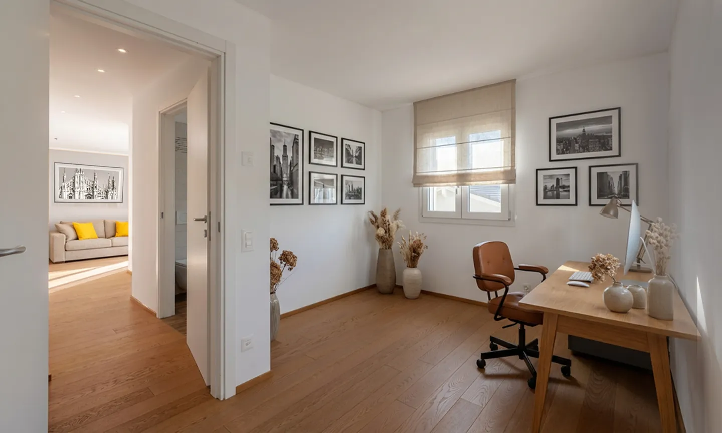 ELEGANTE 3.5 ZIMMER MIT 2 BÄDERN UND TERRASSE IN VACALLO - Foto 5 von 11