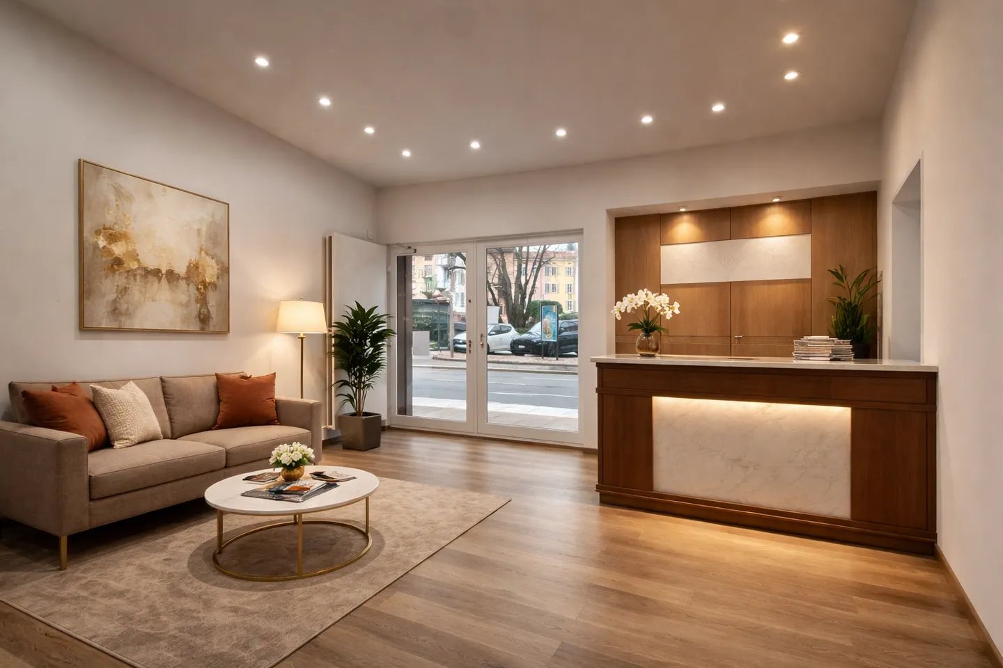 SUBLEASE COMMERCIAL RENT IN PIAZZA MOLINO NUOVO LUGANO - Photo 1 of 9