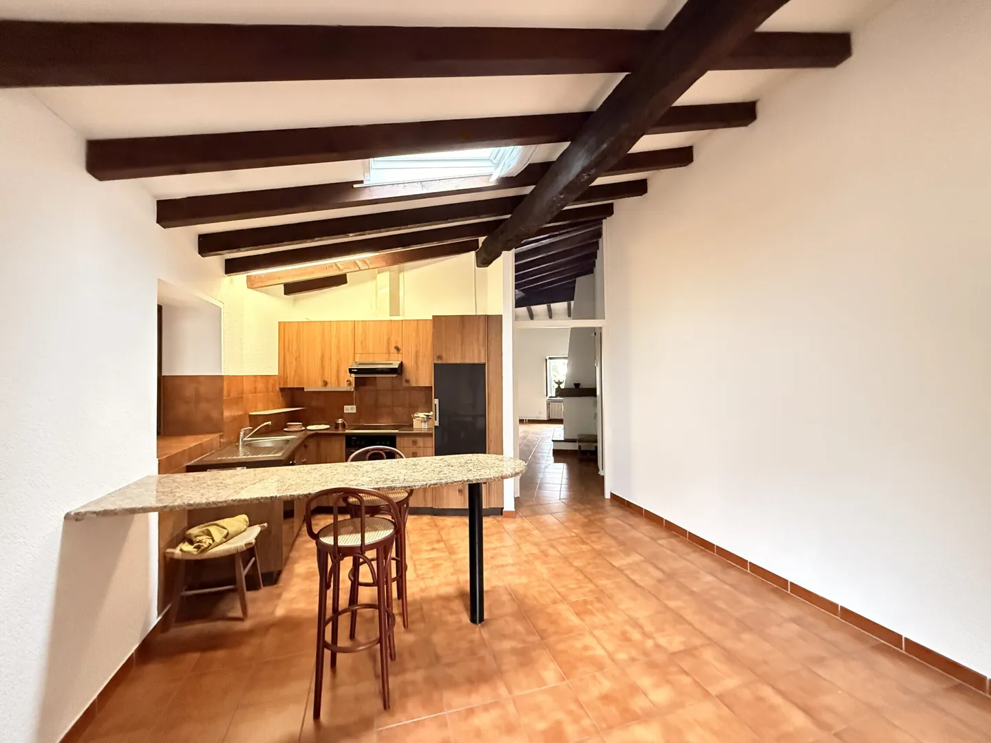 FOR RENT PENTHOUSE 3.5 ROOMS WITH GARDEN IN NUCLEO IN CARABBIA - Photo 4 of 9