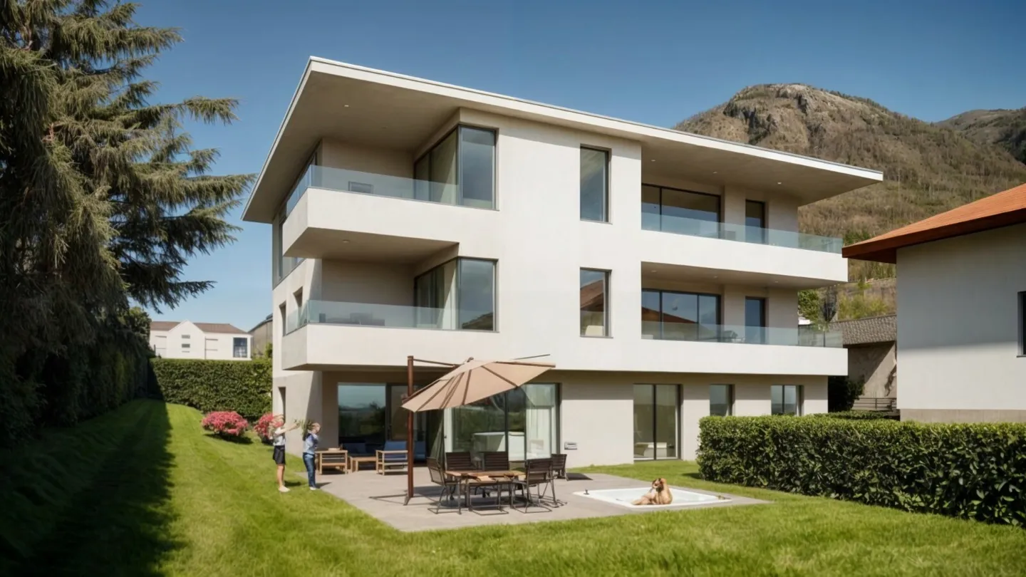 NOUVEAU 4.5 EN CONSTRUCTION AVEC 280 MQ DE JARDIN À RIVERA - Photo 1 sur 6