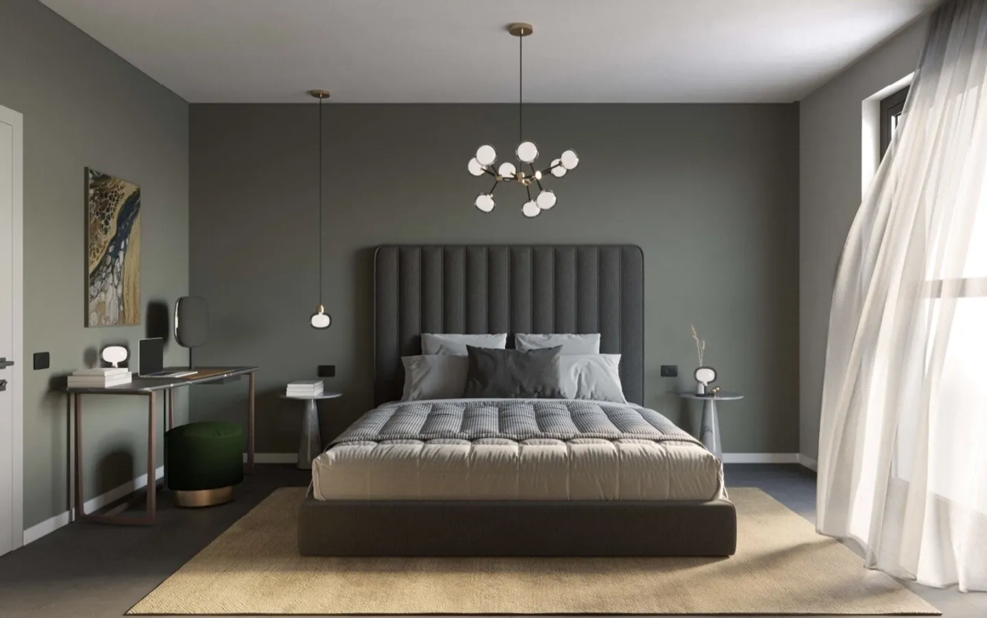 ELEGANTE EINFAMILIENHAUS-DOPPELT MIT GARTEN IN VACALLO - Foto 4 von 11