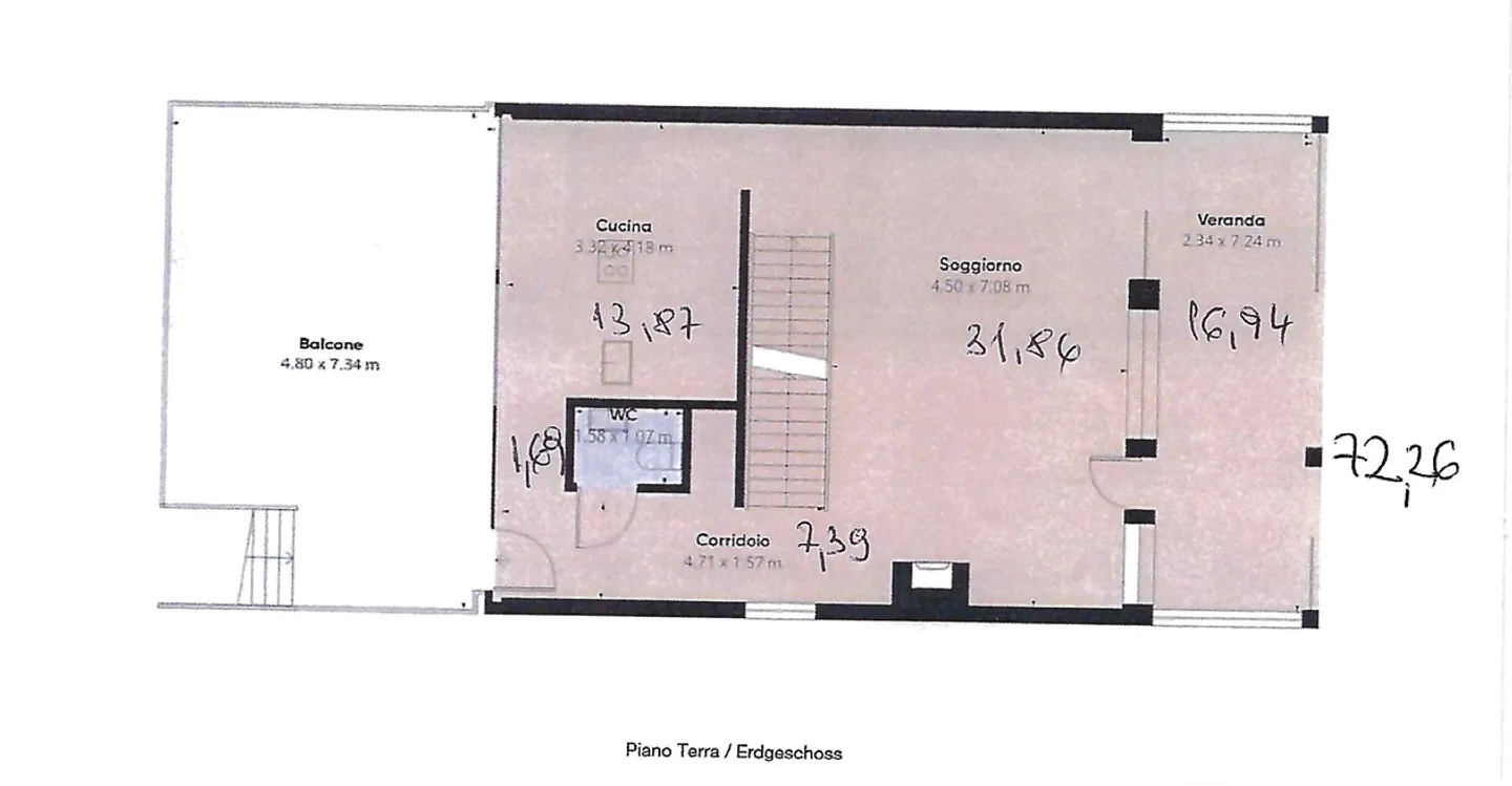 BEAUTIFUL TOWNHOUSE 4.5 ROOMS WITH GARDEN IN MAGLIASO - Photo 12 of 12