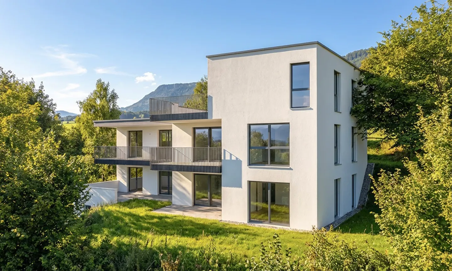 NEUE 3.5 ZIMMER MIT ZWEI TERRASSEN UND PRIVATGARTEN IN LUMINO - Foto 2 von 10