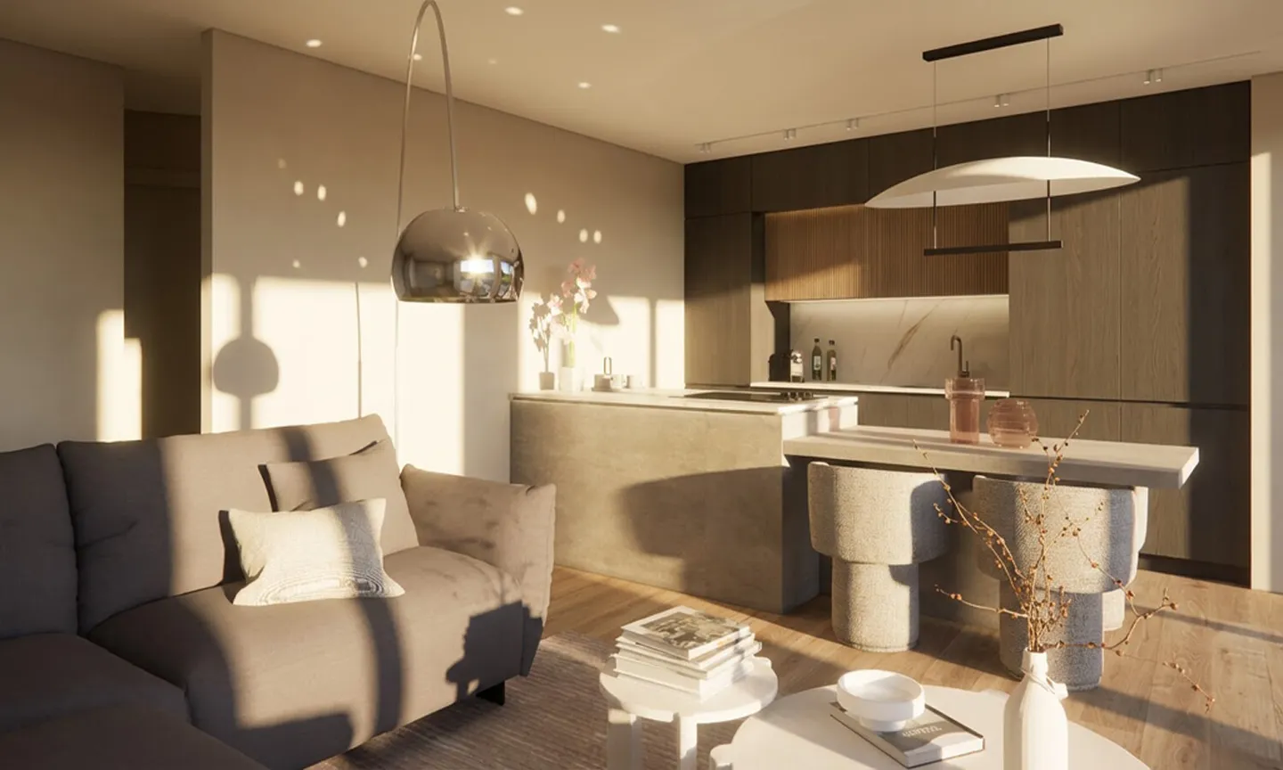 NEUE 3.5 ZIMMER MIT ZWEI TERRASSEN UND PRIVATGARTEN IN LUMINO - Foto 4 von 10