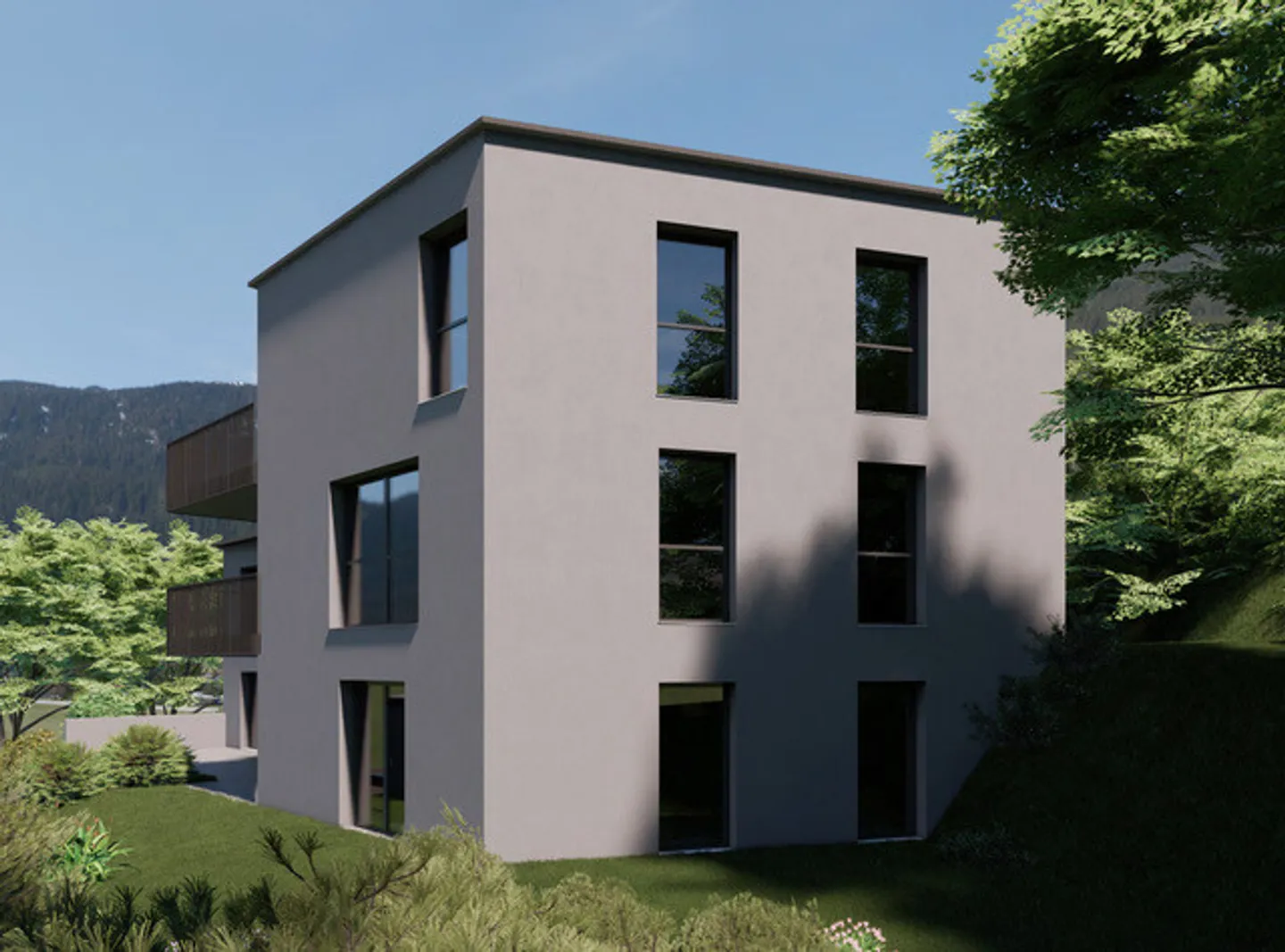 NEUE 3.5 ZIMMER MIT ZWEI TERRASSEN UND PRIVATGARTEN IN LUMINO - Foto 9 von 10