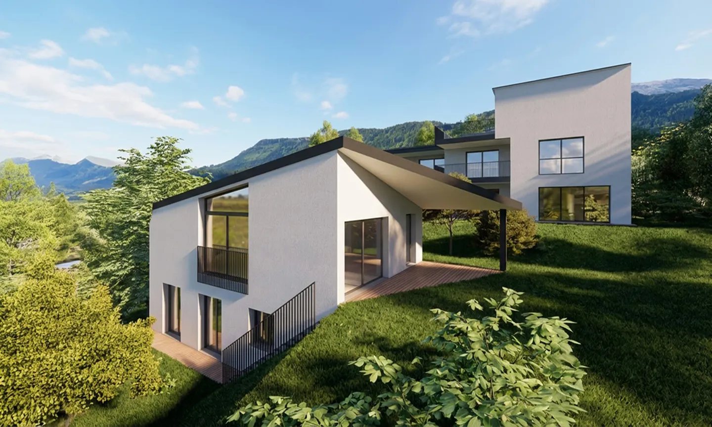 NEUE 4.5 ZIMMER MIT GROSSER GARTEN UND TERRASSE IN LUMINO - Foto 5 von 10