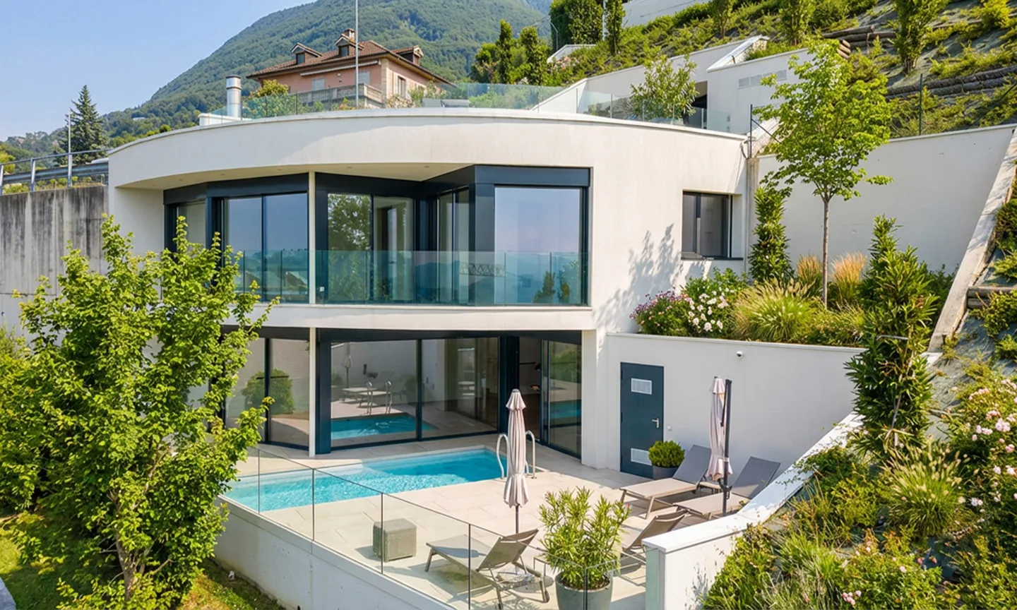 MODERN VILLA WITH POOL AND PANORAMIC TERRACE IN VIGANELLO - Photo 1 of 10