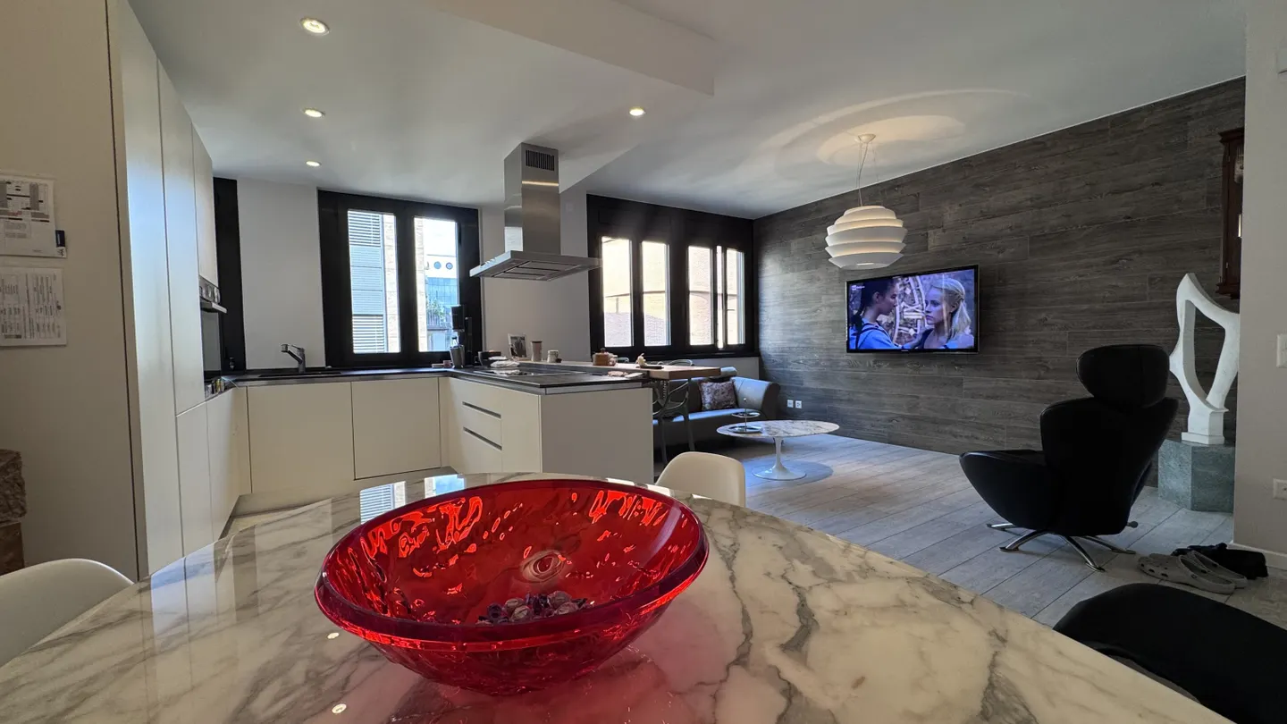 STUNNING AND SPACIOUS 3.5 ROOMS IN CENTRAL LUGANO - Photo 1 of 9