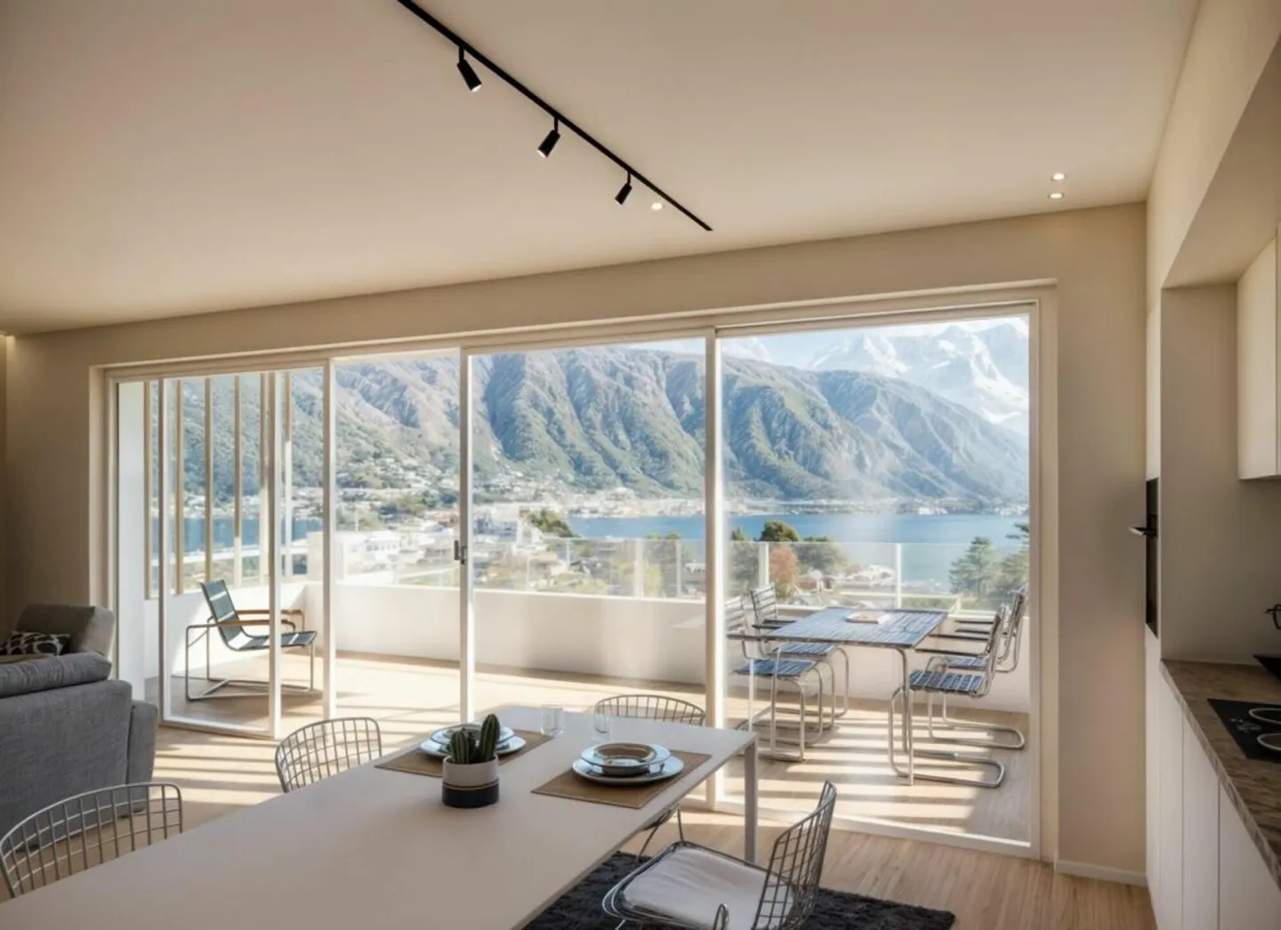 NUOVI MODERNI 4.5 LOCALI CON GIARDINO E VISTA LAGO A MELIDE - Foto 1 von 10