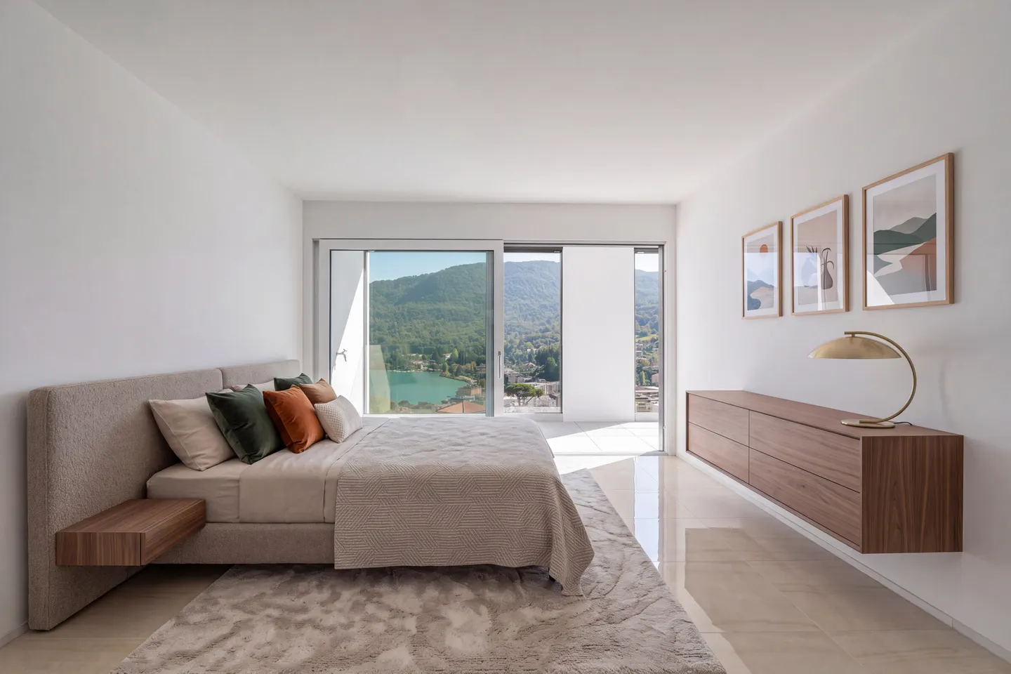 Penthouse exclusif et nouveau de 3,5 pièces avec vue sur le lac à Ponte Tresa - Photo 6 sur 11