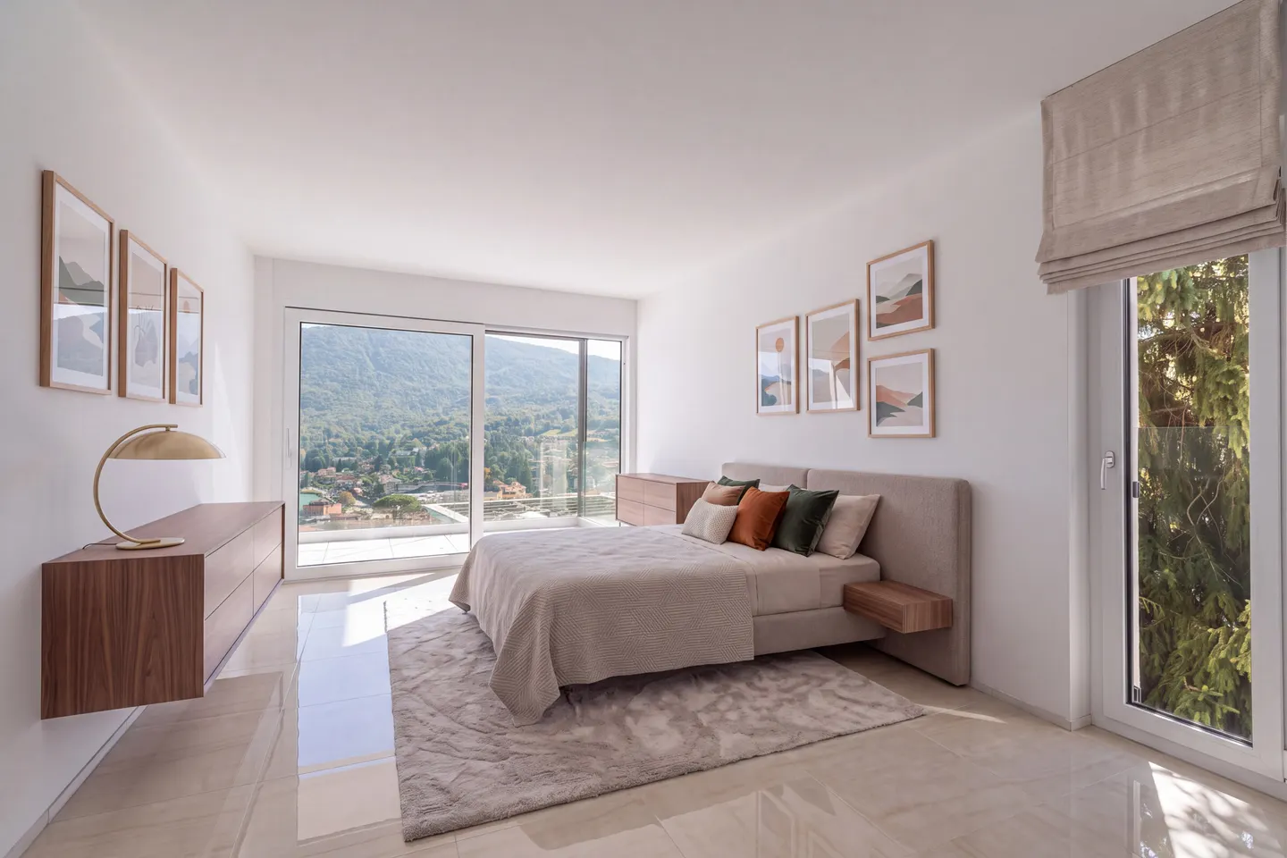 Penthouse exclusif et nouveau de 3,5 pièces avec vue sur le lac à Ponte Tresa - Photo 9 sur 11