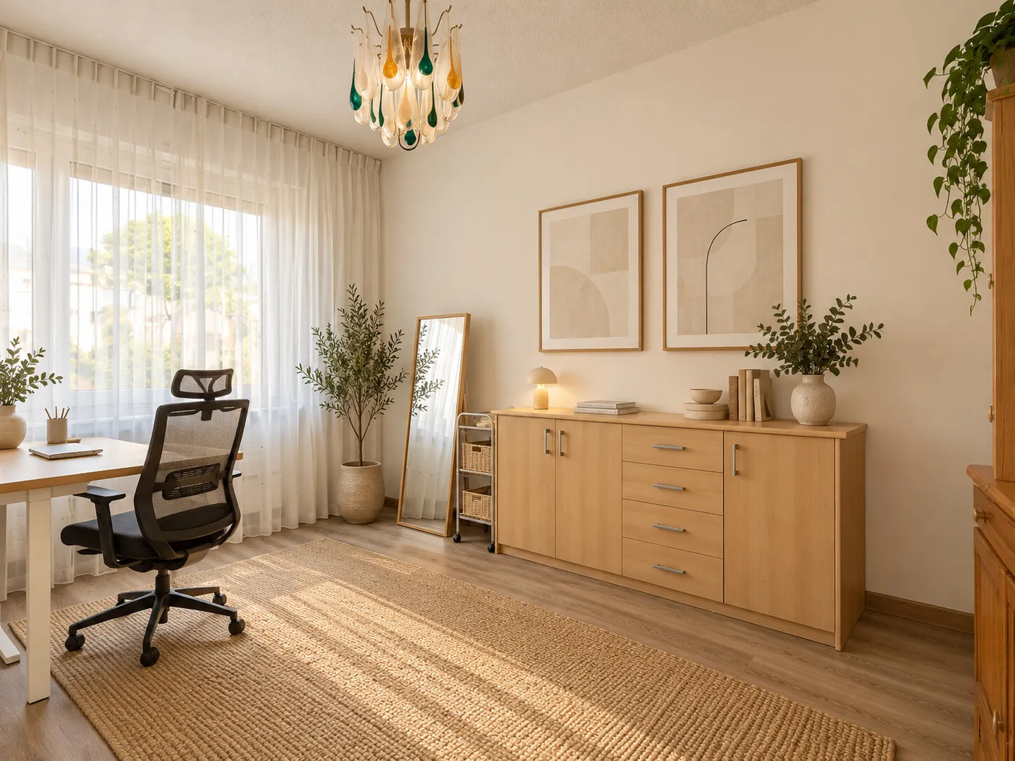 LARGE 5.5-ROOM APARTMENT WITH TERRACE IN GENTILINO - Photo 8 of 9