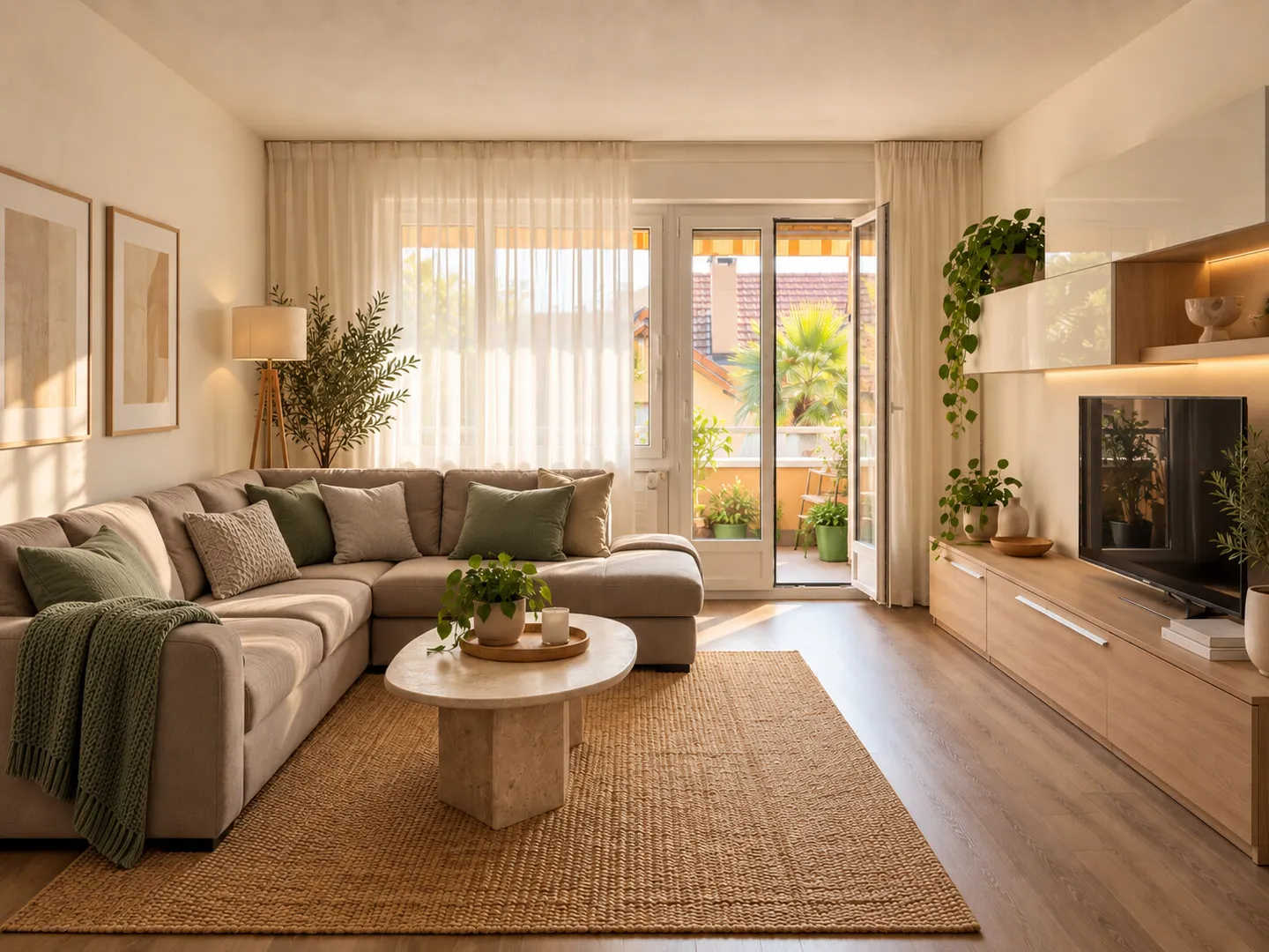 LARGE 5.5-ROOM APARTMENT WITH TERRACE IN GENTILINO - Photo 2 of 9