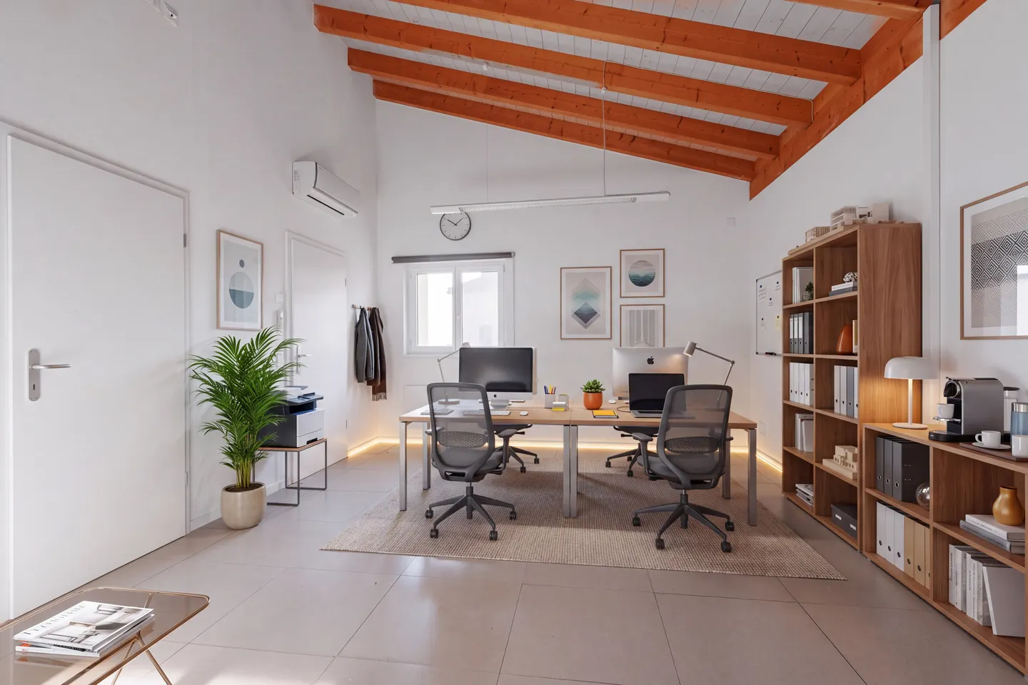 COMMERCIAL BUILDING WITH OFFICES AND PARKING SPACES IN BESAZIO - Photo 5 of 12