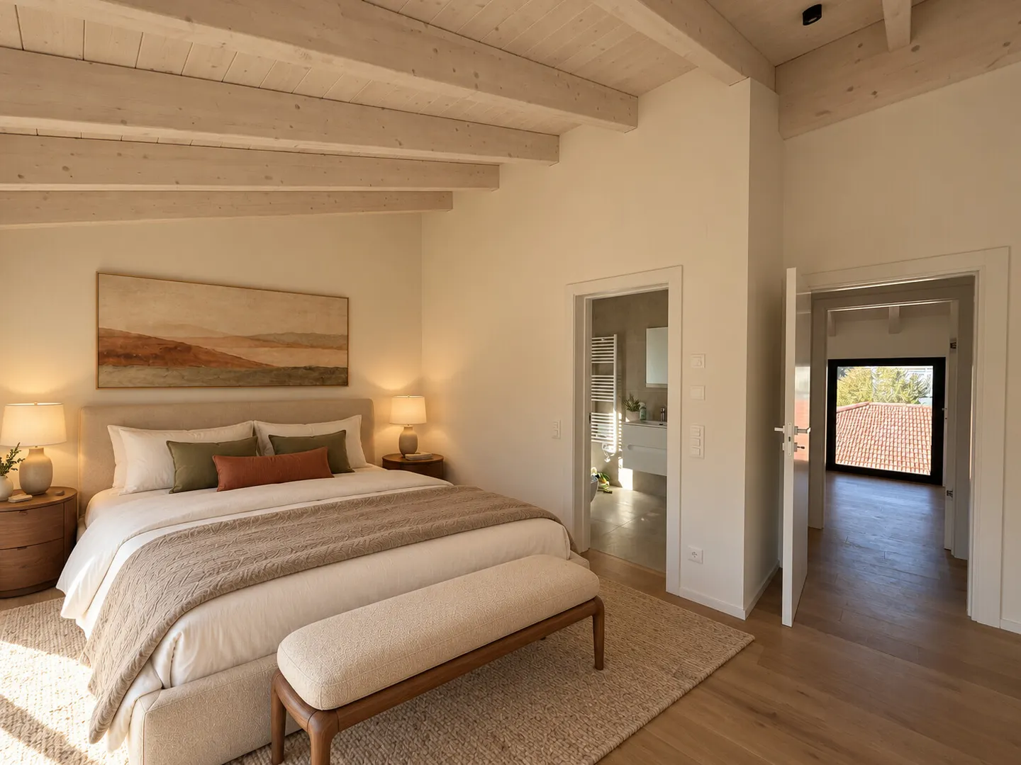 STUNNING PENTHOUSE WITH LAKE VIEW IN NEW CONSTRUCTION IN MASSAGNO - Photo 11 of 13