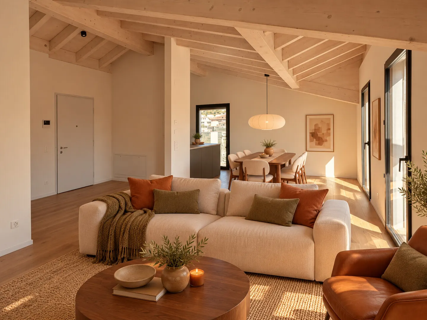 STUNNING PENTHOUSE WITH LAKE VIEW IN NEW CONSTRUCTION IN MASSAGNO - Photo 3 of 13