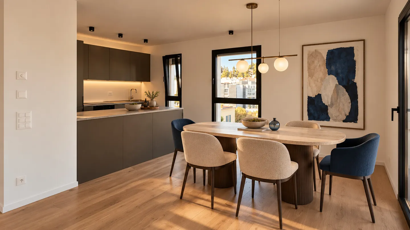 Exclusive 3.5 Room Apartment with Lake View in Massagno - Photo 3 of 13