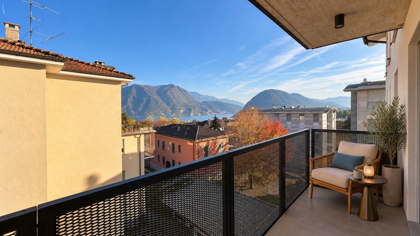 Exclusive 3.5 Room Apartment with Lake View in Massagno - Photo 6 of 13