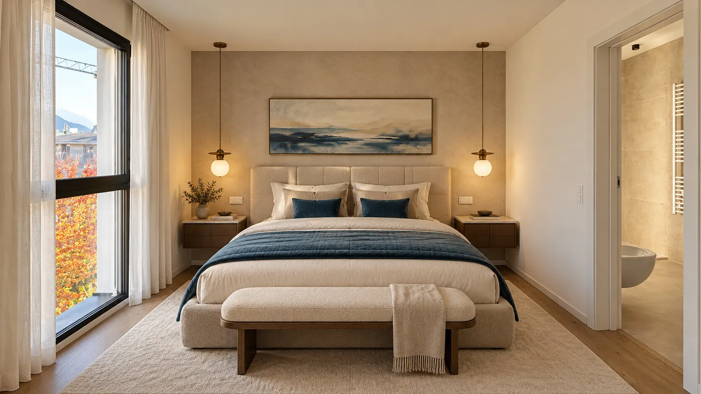 Exclusive 3.5 Room Apartment with Lake View in Massagno - Photo 8 of 13