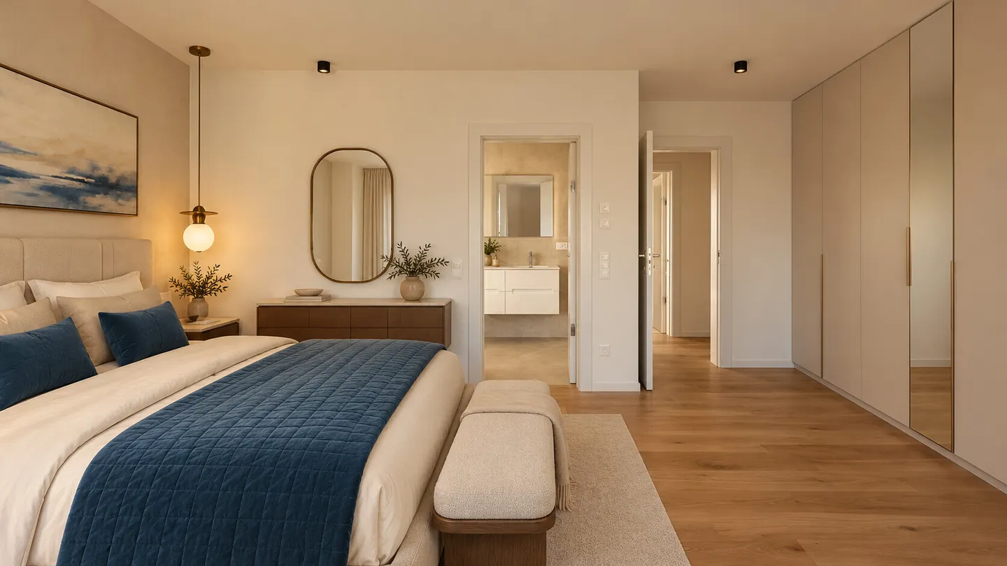 Exclusive 3.5 Room Apartment with Lake View in Massagno - Photo 9 of 13