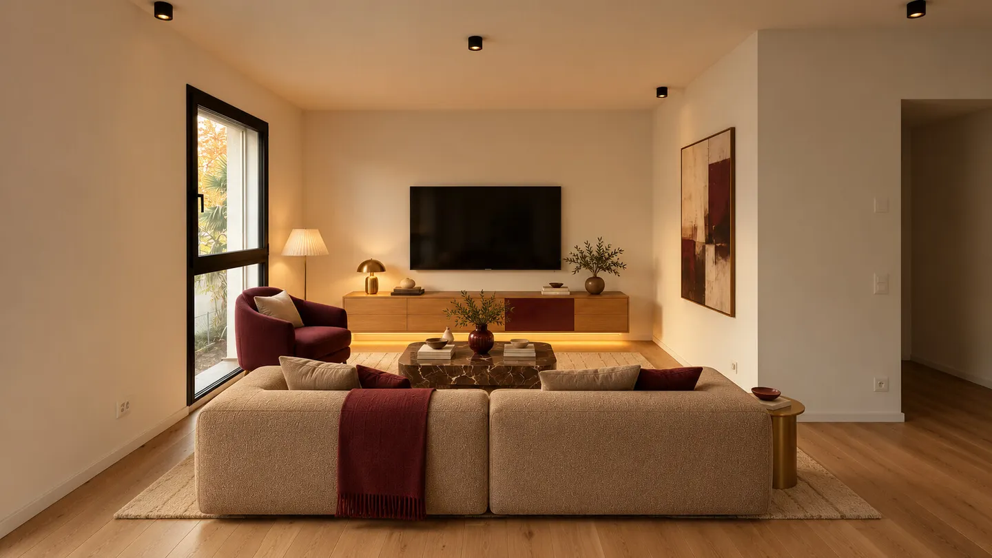 NEW 3.5-ROOM APARTMENT WITH LAKE VIEW IN MASSAGNO - Photo 3 of 13