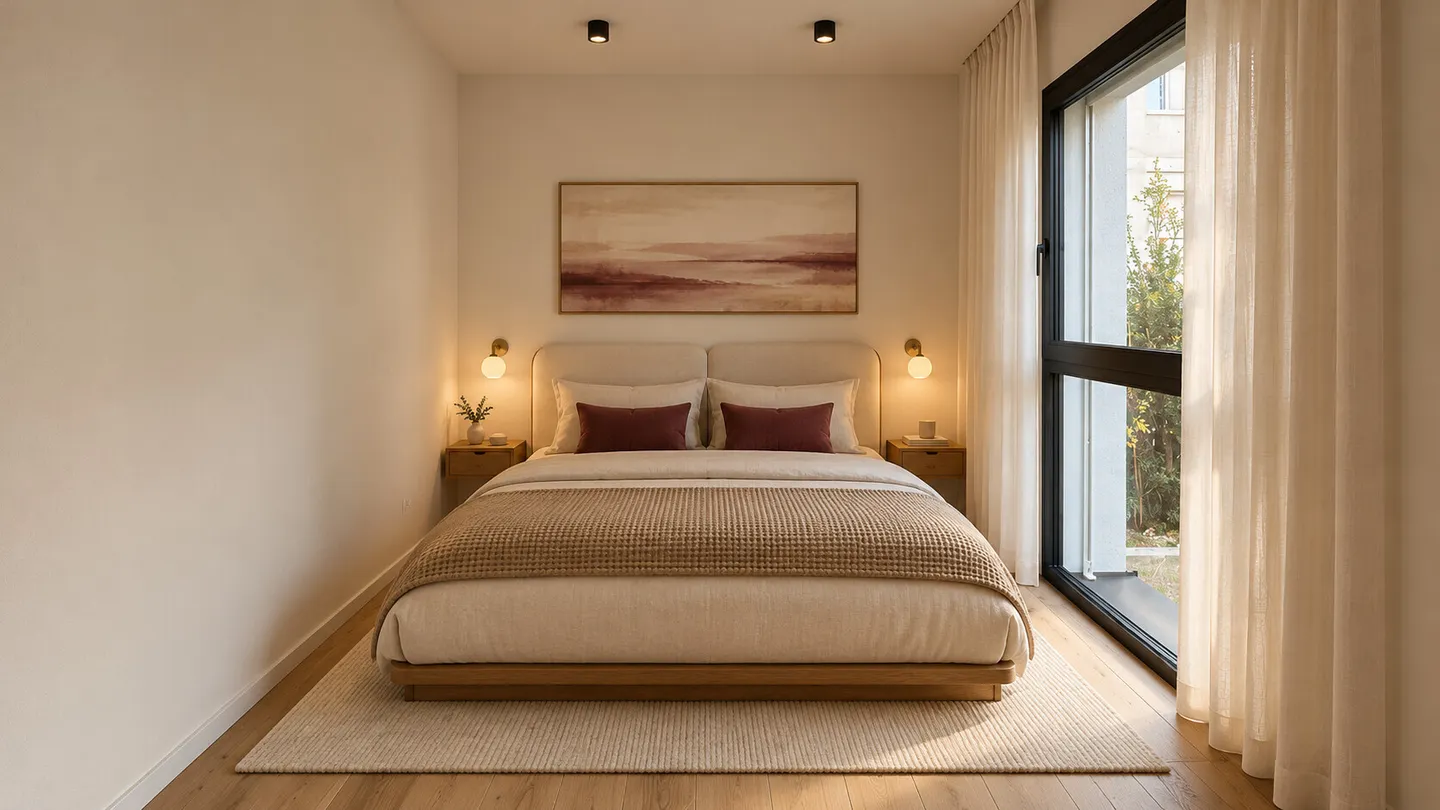 NEW 3.5-ROOM APARTMENT WITH LAKE VIEW IN MASSAGNO - Photo 8 of 13