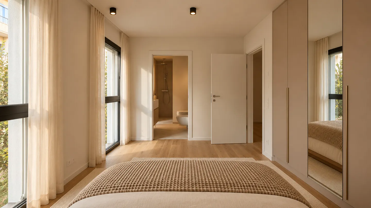 NEW 3.5-ROOM APARTMENT WITH LAKE VIEW IN MASSAGNO - Photo 11 of 13