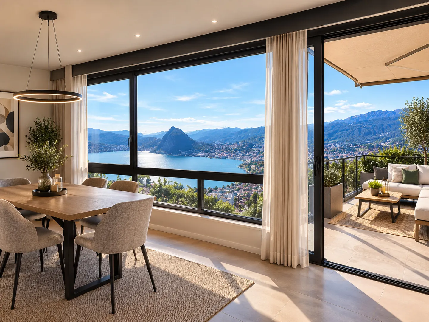 SECONDARY RESIDENCE - 3.5 WITH LAKE VIEW IN ALDESAGO - Photo 4 of 13