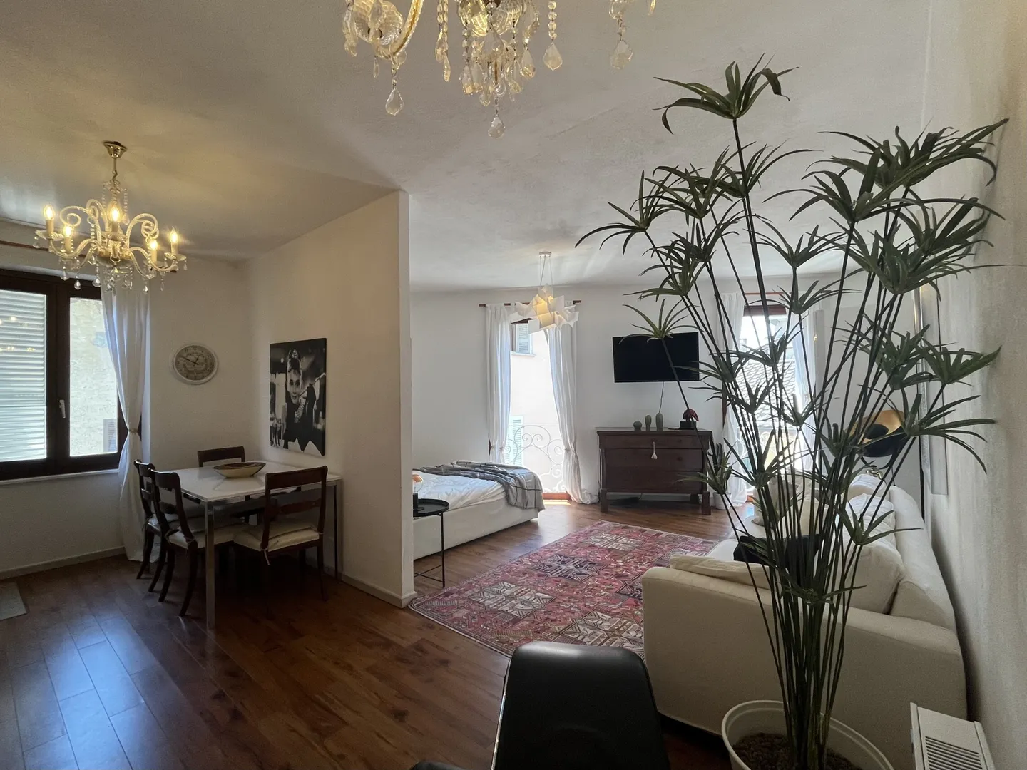 DESIGN OPEN-SPACE ATTIC FOR RENT IN MASSAGNO - Photo 1 of 9