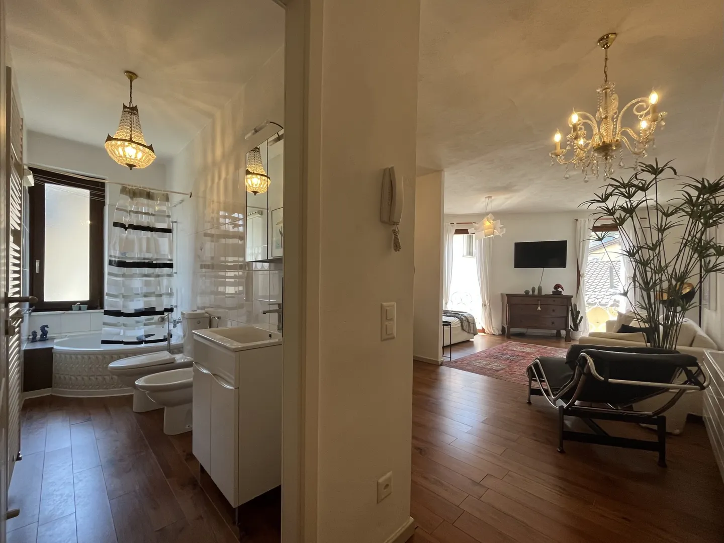 DESIGN OPEN-SPACE ATTIC FOR RENT IN MASSAGNO - Photo 8 of 9