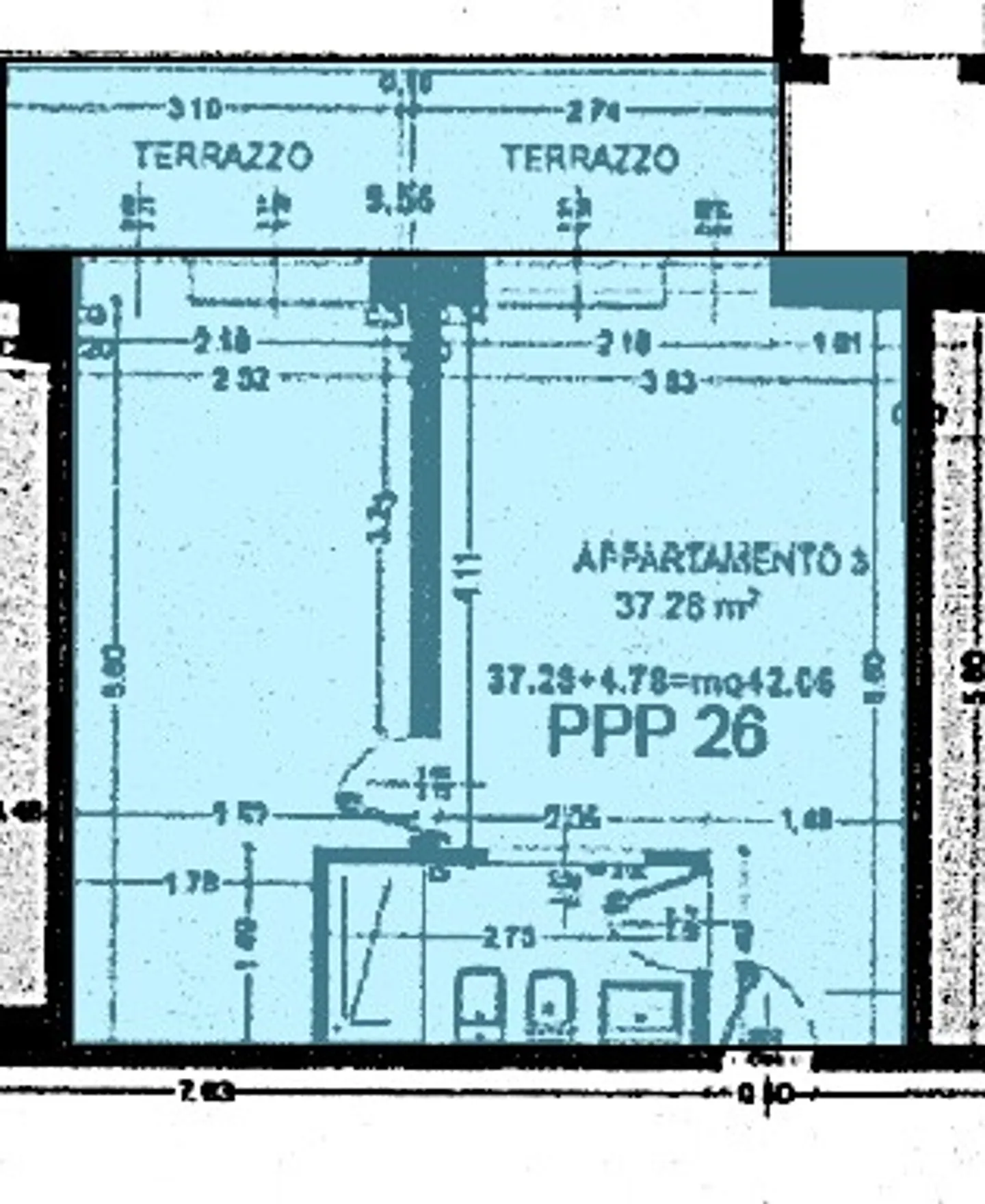 ZU VERMIETEN 2.5-ZIMMER-WOHNUNG MIT TERRASSE IN CADENAZZO - Foto 9 von 9