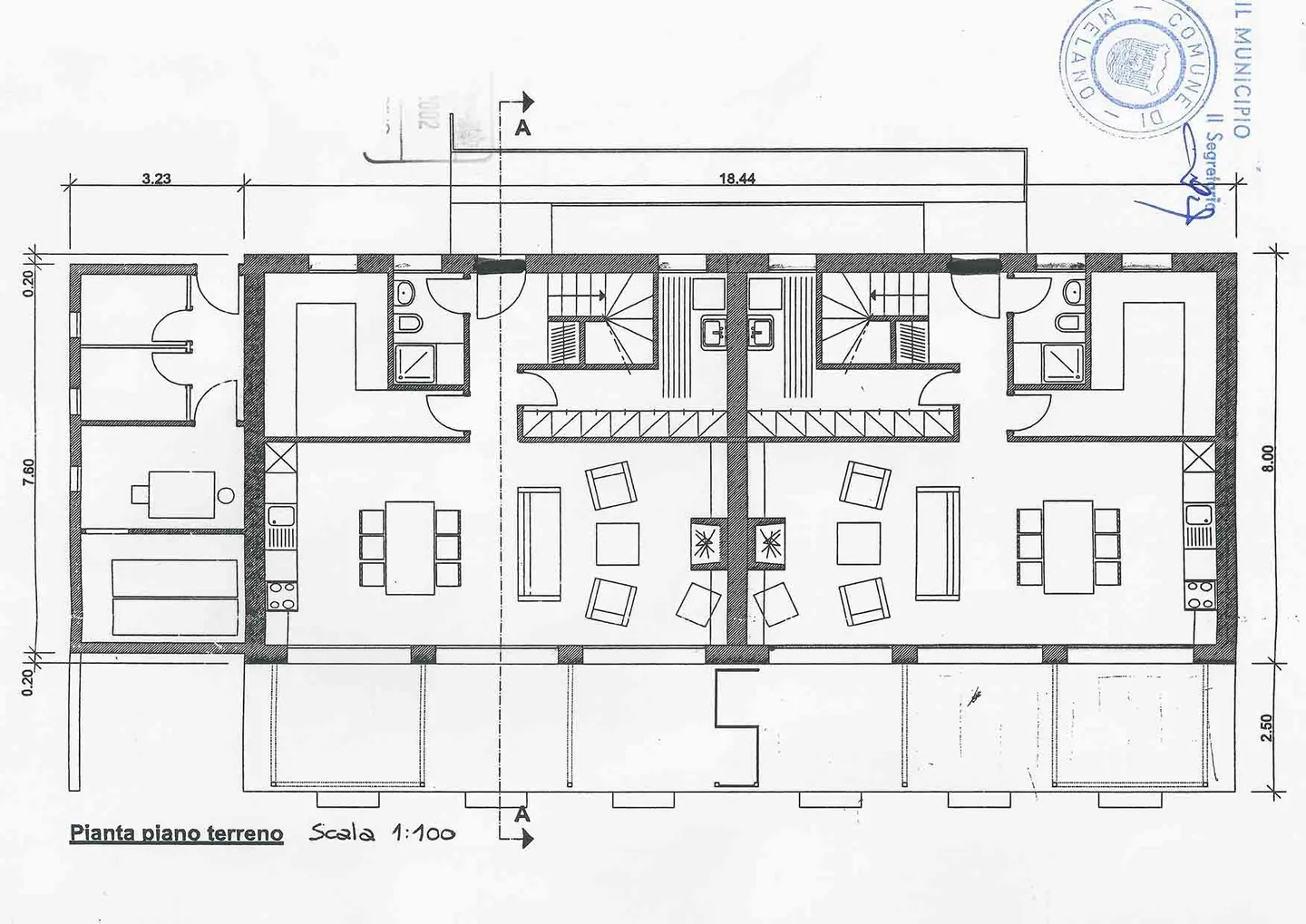 ZWEIFAMILIENHAUS MIT POOL UND GROSSEM GRUNDSTÜCK IN MELANO - Foto 10 von 12