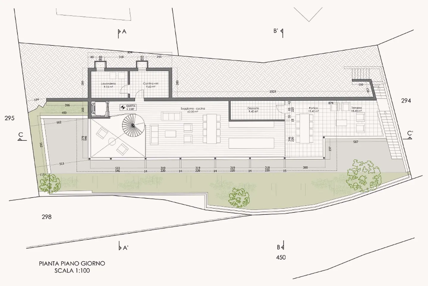 APPROVED PROJECT FOR A TWO-FAMILY HOUSE WITH LAKE VIEW IN NEGGIO - Photo 2 of 9
