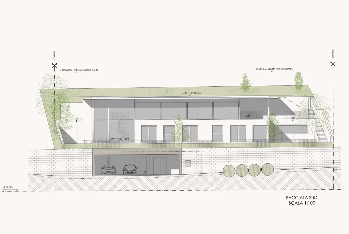 APPROVED PROJECT FOR A TWO-FAMILY HOUSE WITH LAKE VIEW IN NEGGIO - Photo 1 of 9
