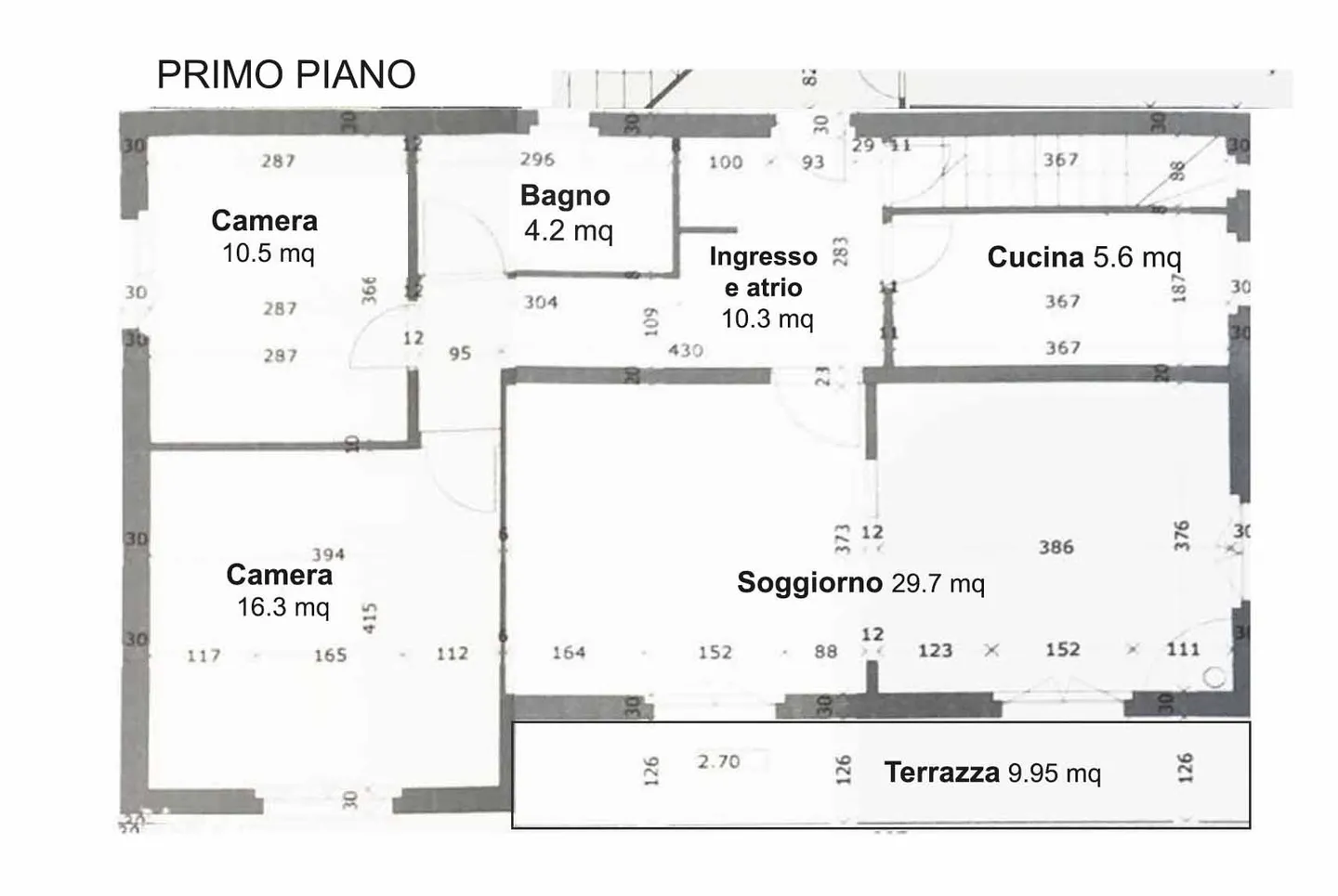 TWO-FAMILY VILLA 7 ROOMS WITH TERRACE AND GARDEN IN CANOBBIO - Photo 10 of 11
