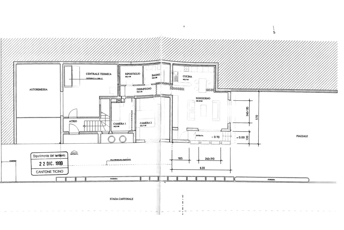 CASA BIFAMILIARE CON TERRENO EDIFICABILE A PONTE CREMENAGA - Foto 9 di 11