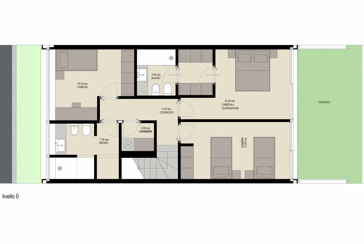 NEUES DUPLEX 4.5 MIT TERRASSEN UND PANORAMABLICK IN MENDRISIO - Foto 9 von 11