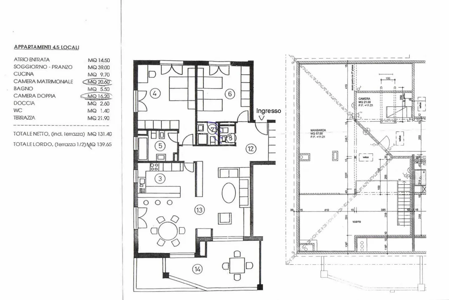 PENTHOUSE 4.5 WITH TERRACE AND OPEN VIEW IN THE GREEN IN VEZIA - Photo 9 of 10