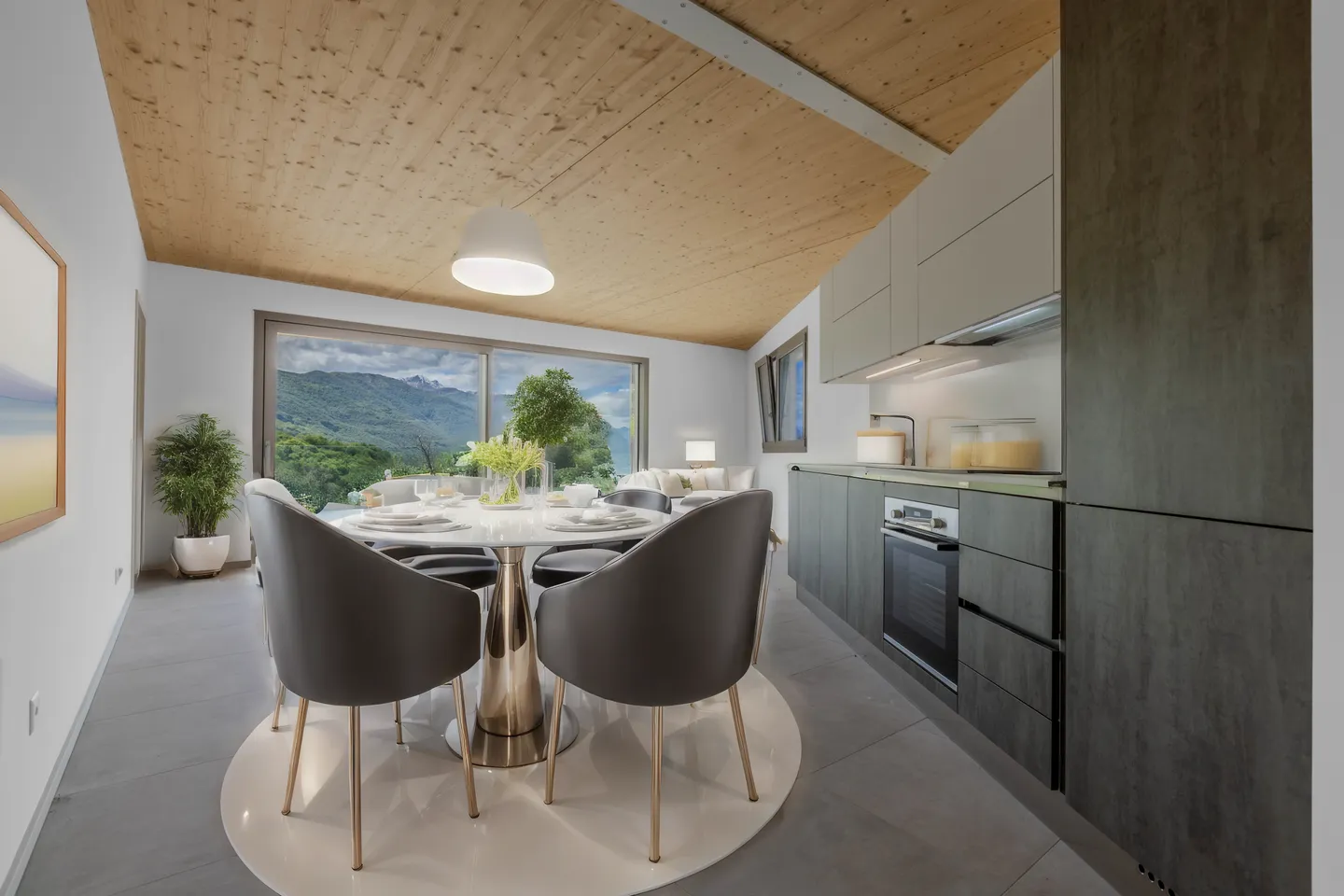 NEU UND MODERN 2.5 ZIMMER MIT TERRASSE IN PIANEZZO - Foto 4 von 9