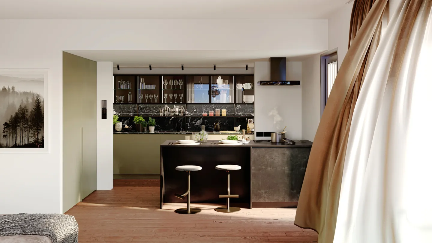 NEW 4.5 ROOMS PENTHOUSE WITH TERRACE AND GARDEN IN VACALLO - Photo 4 of 8