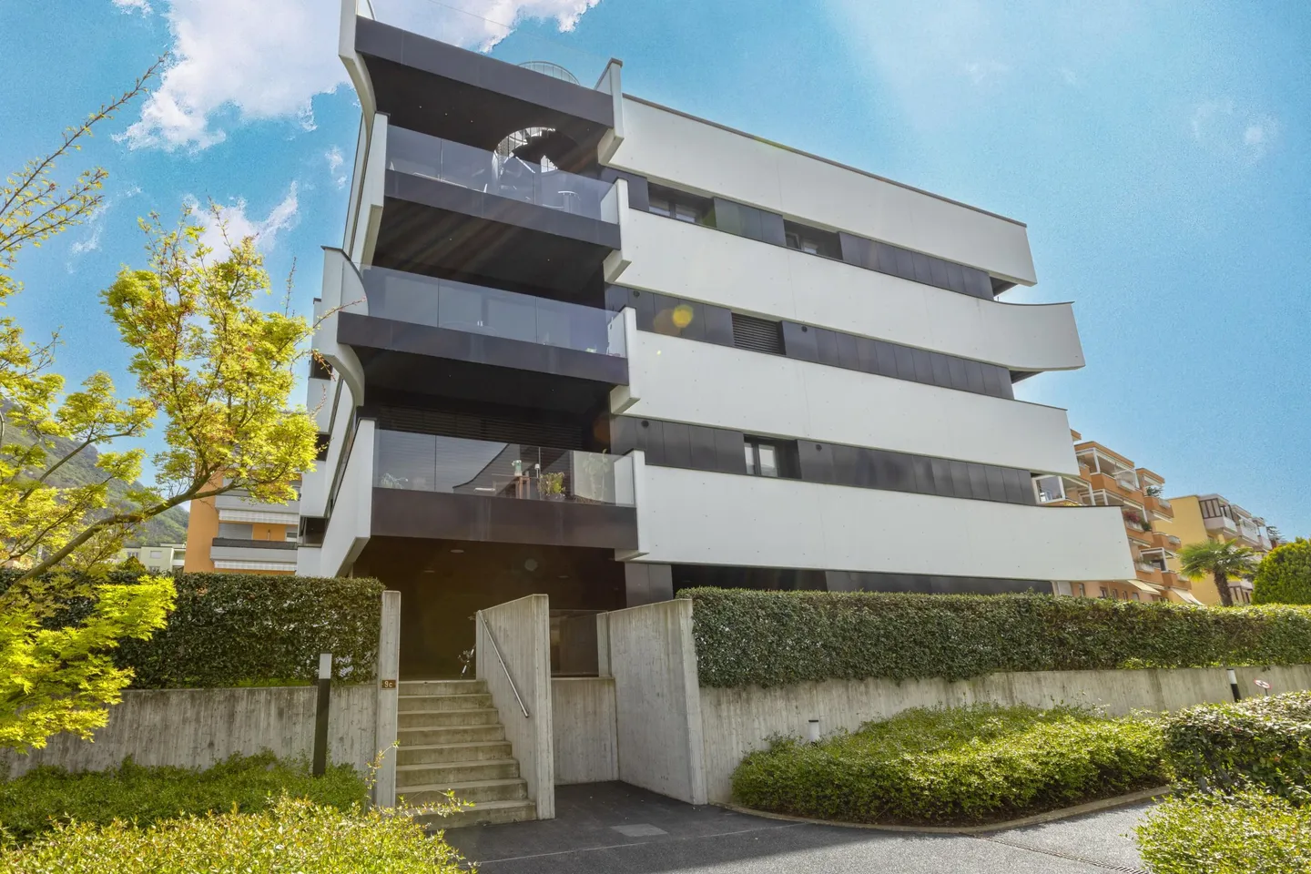 MODERNO APPARTAMENTO 2.5 LOCALI CON TERRAZZA A PREGASSONA - Foto 3 di 9