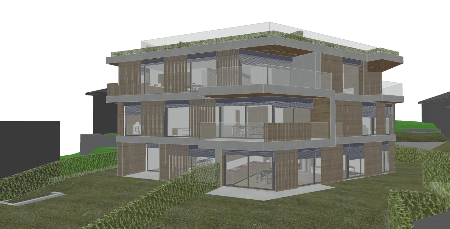 NUOVA UNITÀ 2.5 LOCALI CON GIARDINO PRIVATO A PREGASSONA - Foto 3 di 3