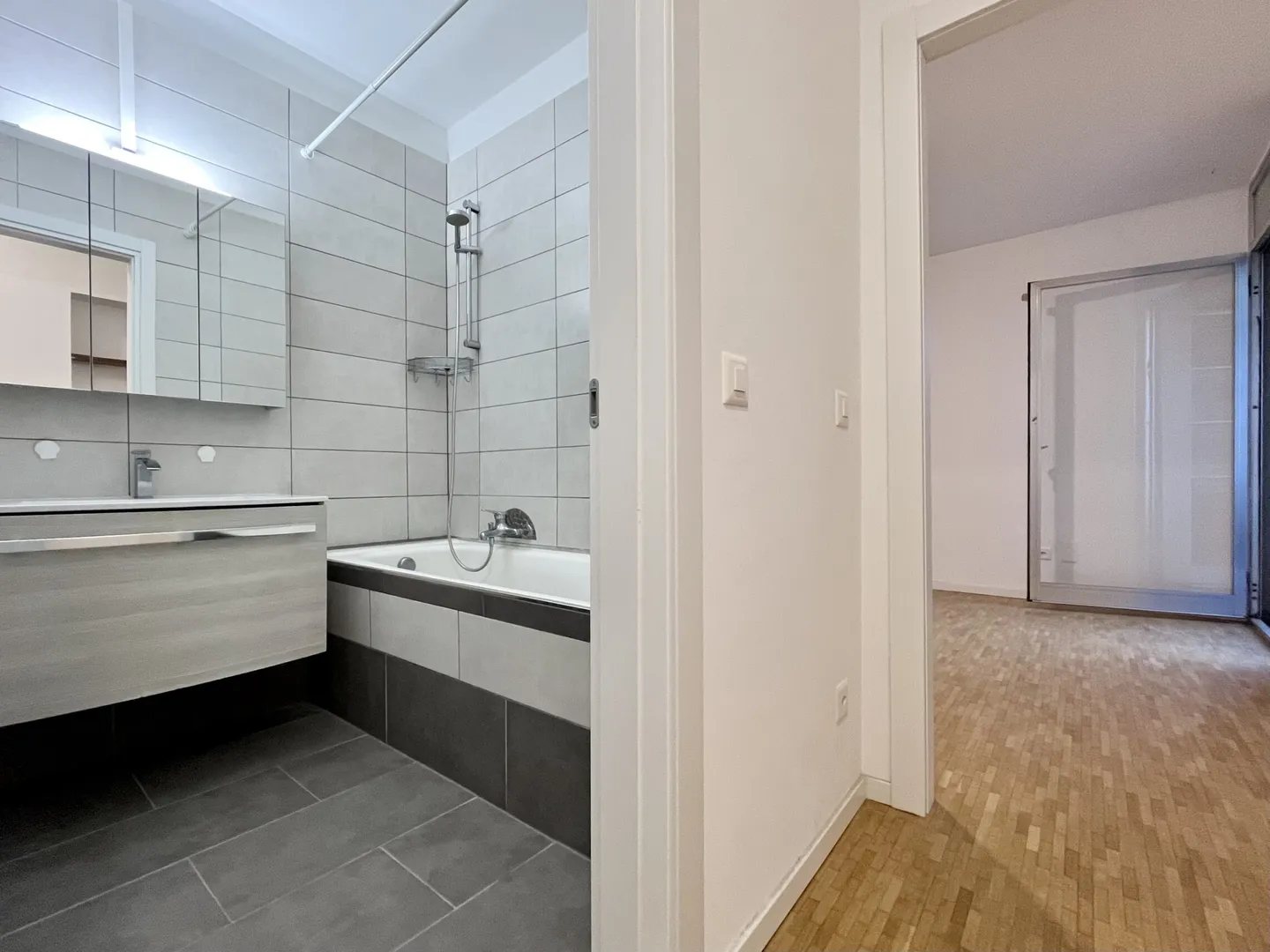 AFFITTASI BELLISSIMO 1.5 LOCALI RISTRUTTURATO A COLDRERIO - Foto 4 di 10