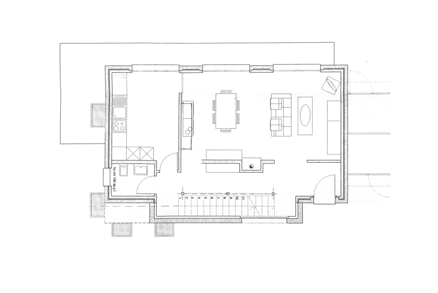 GERÄUMIGE VILLA 5.5 ZIMMER MIT KAMIN UND GARTEN IN BESAZIO - Foto 9 von 12