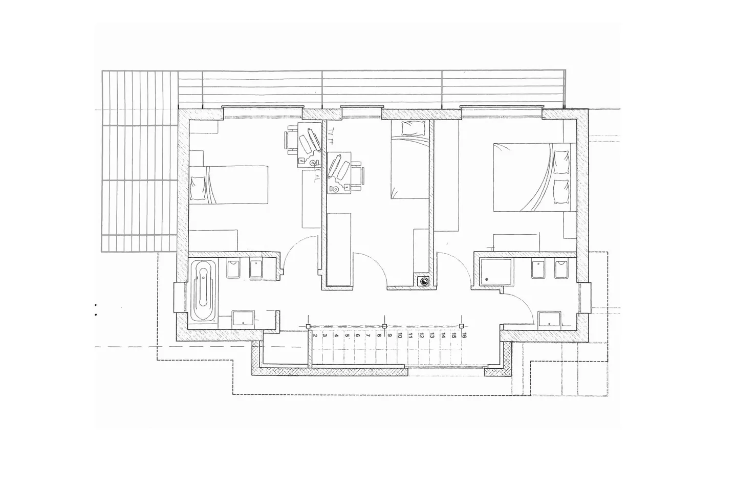 GERÄUMIGE VILLA 5.5 ZIMMER MIT KAMIN UND GARTEN IN BESAZIO - Foto 10 von 12